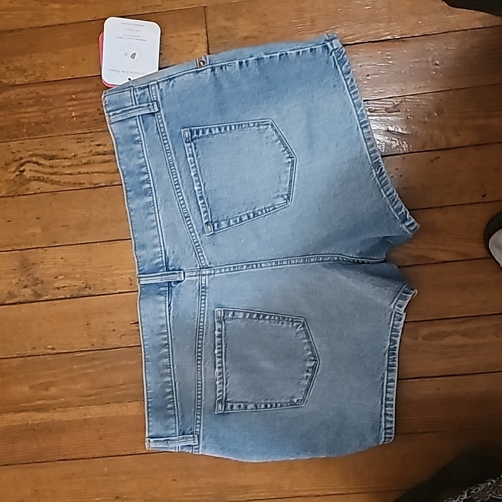 Maternity denim jean shorts size 14 - Picture 4 of 5